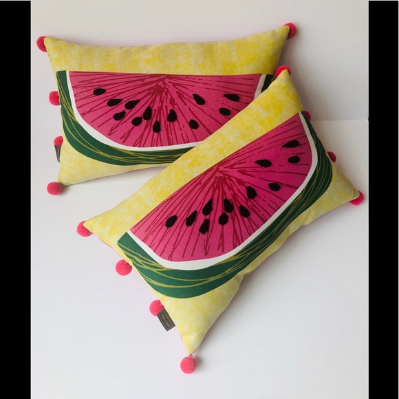 outdoor watermelon pillows